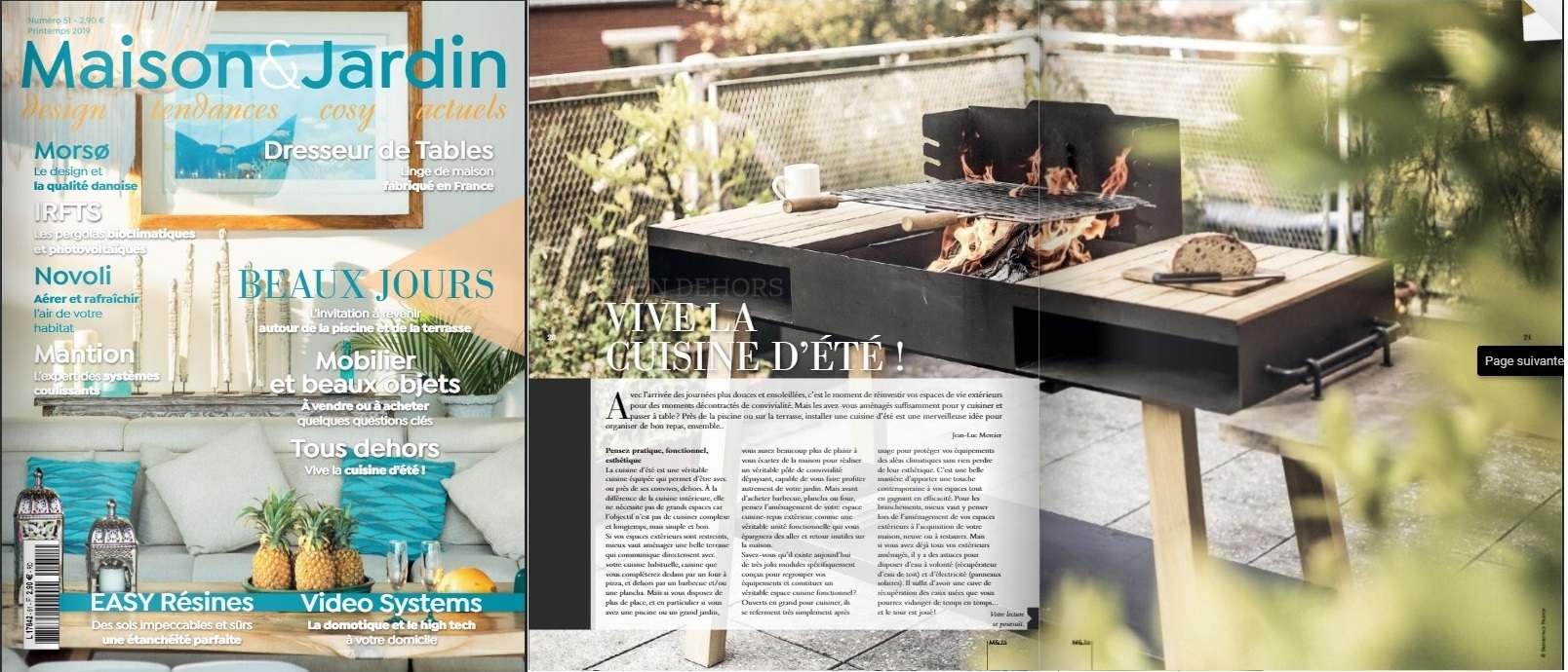 magazine MAISON & JARDIN juillet 2019